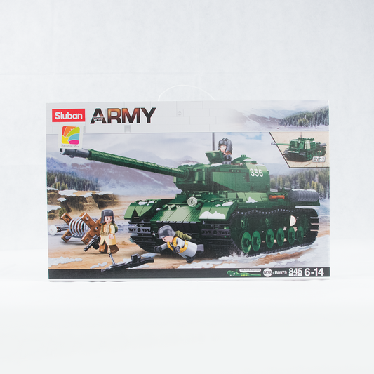 Army (Battle Of Budapest) - Is2 Heavy Tank/ Isu Tank Destroyer 2In1 845Pcs