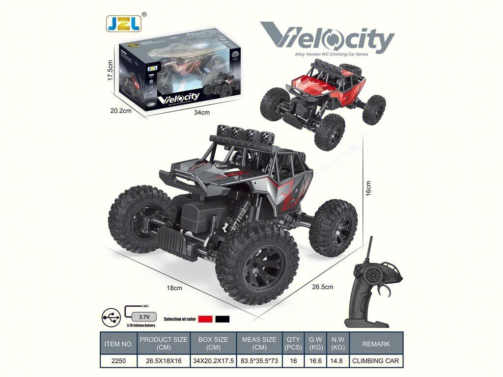 Alloy Version R/C Climbing Car