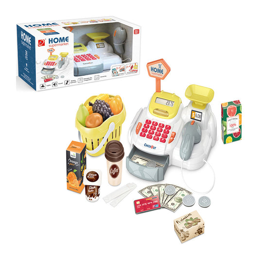 Home Supemarket Cash Register W/Light&Sound (Battery Not Included) 18-2315898