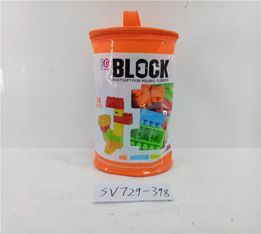 86 Pcs  Color Building Blocks