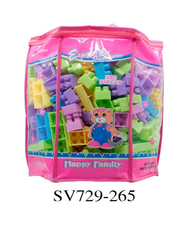 280 Pcs  Color Building Blocks