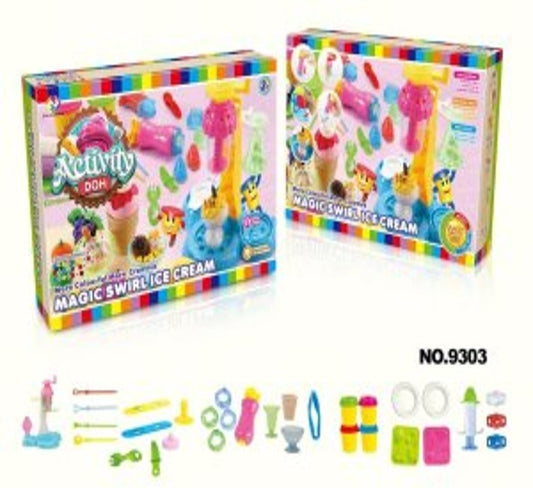 Rotating Music Color Mud Ice Cream Machine