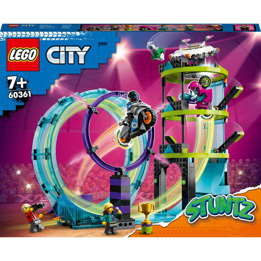 Lego® City Ultimate Stunt Riders Challenge 60361 Building Toy Set (385 Pieces)