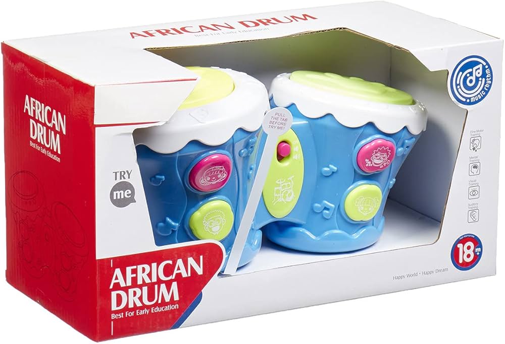 Baby Music Clap Drum Blue